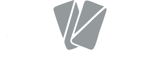 logo solar art glass